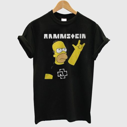 Rammstein Homer Simpson T Shirt