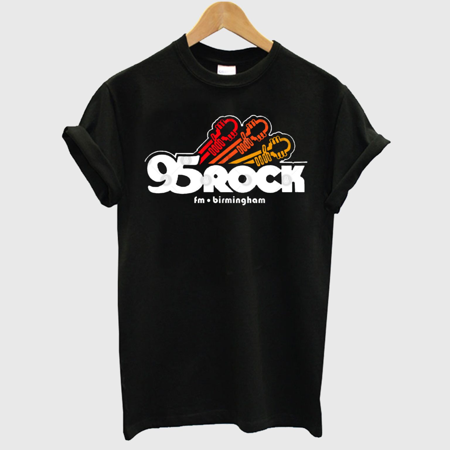 95 ROCK RETRO RADIO BIRMINGHAM ALABAMA TShirt
