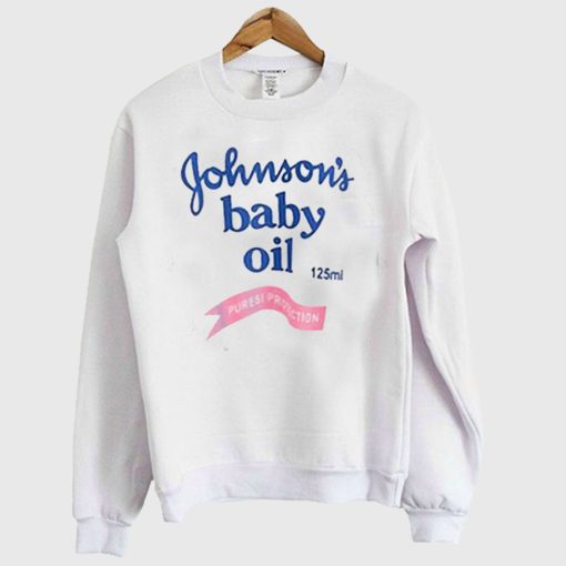 johnson's baby oil shirt