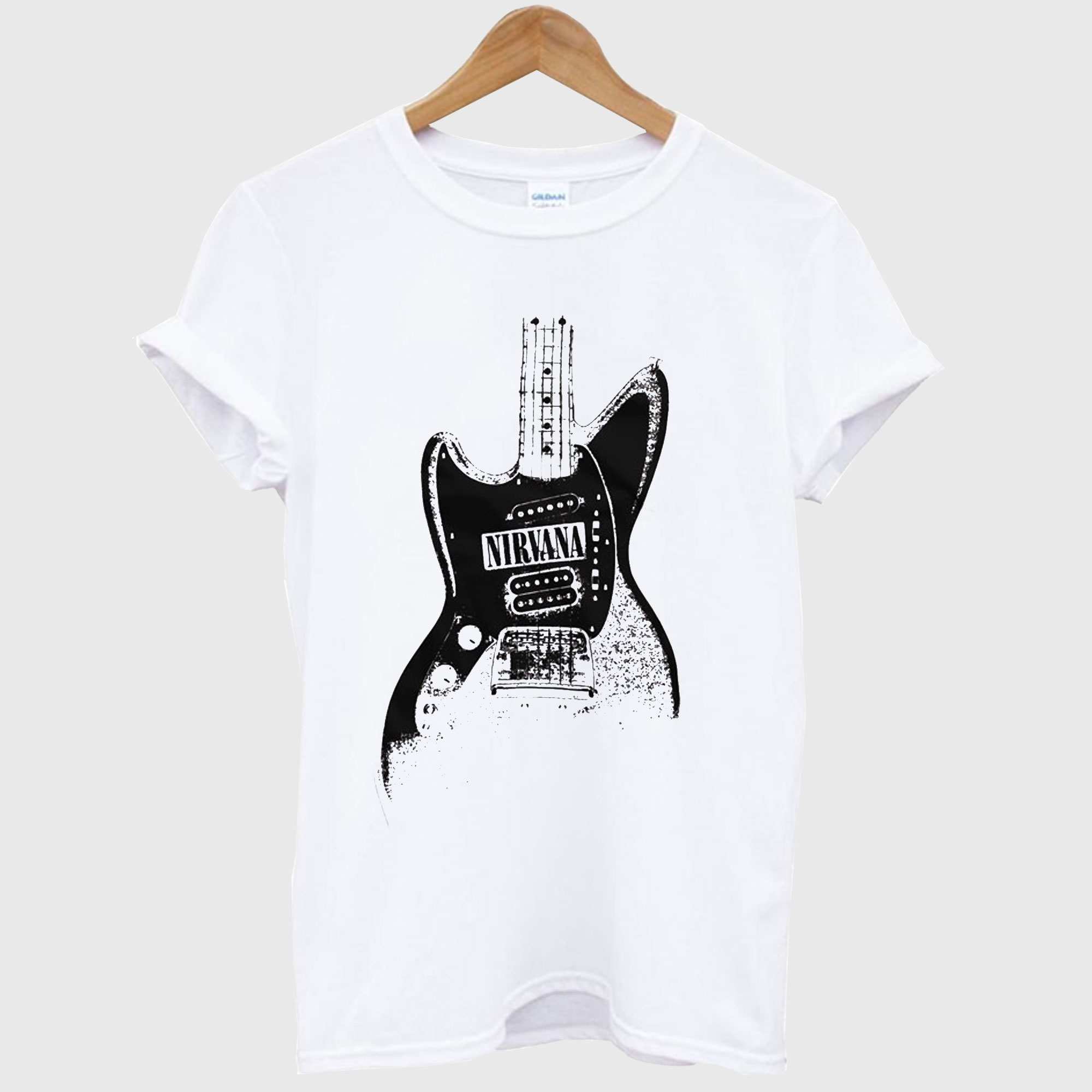 nirvana guitar shirt