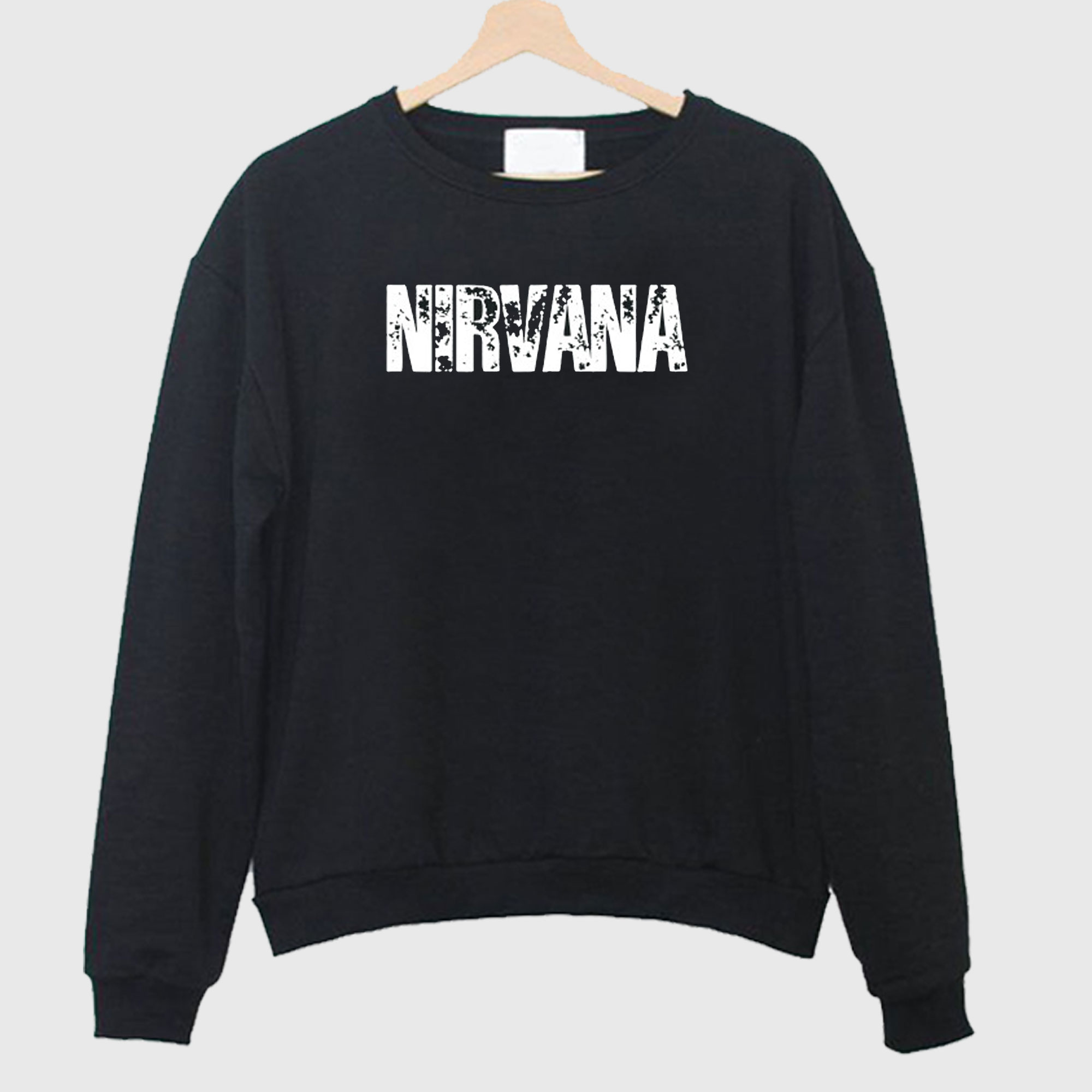 urban outfitters nirvana sweatshirt pink