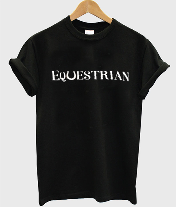 red equestrian shirt