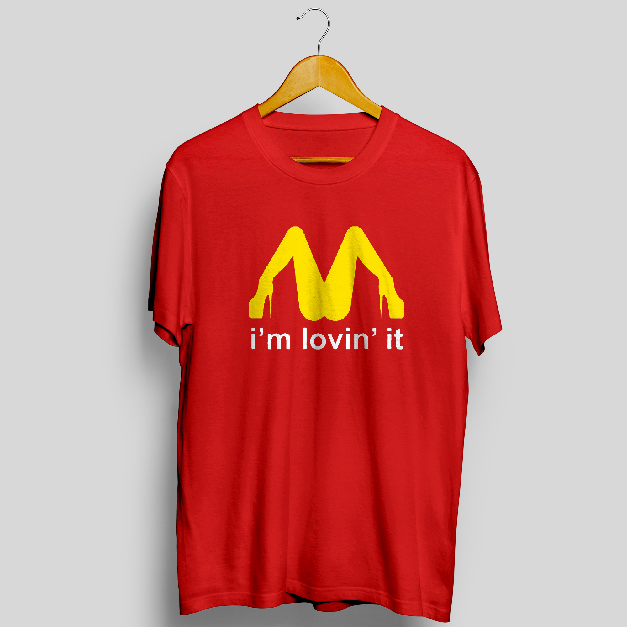 I’m Lovin It Mcdonalds Parody T shirt