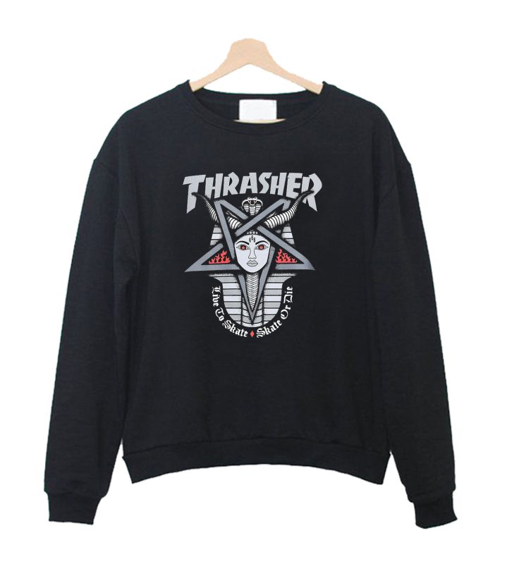 thrasher goddess crewneck