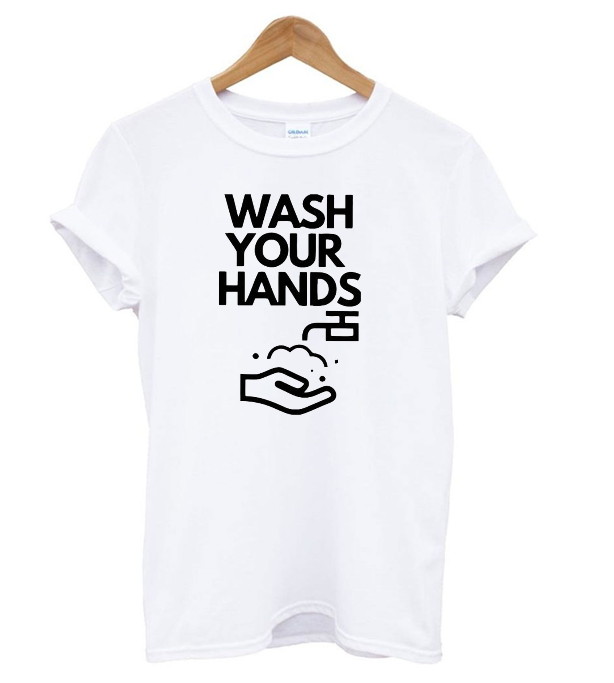 off white hands t shirt