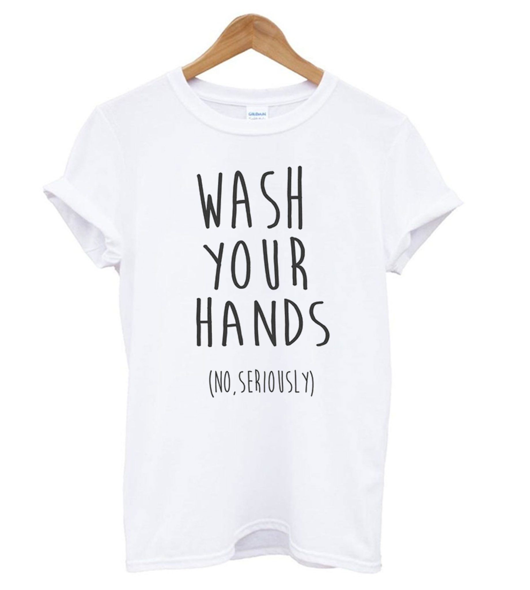 two hands t shirt