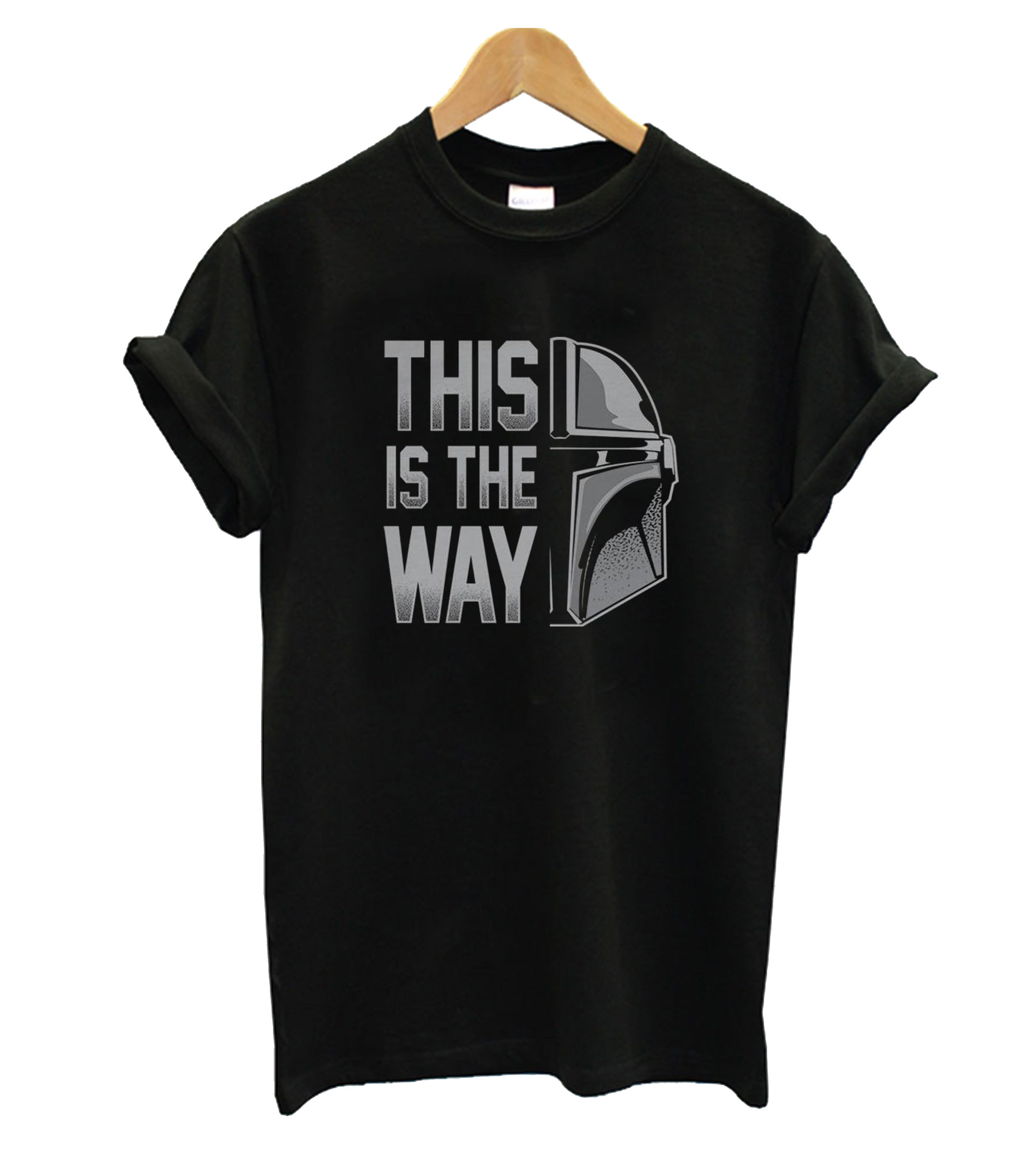 jeans t shirt mandalorian